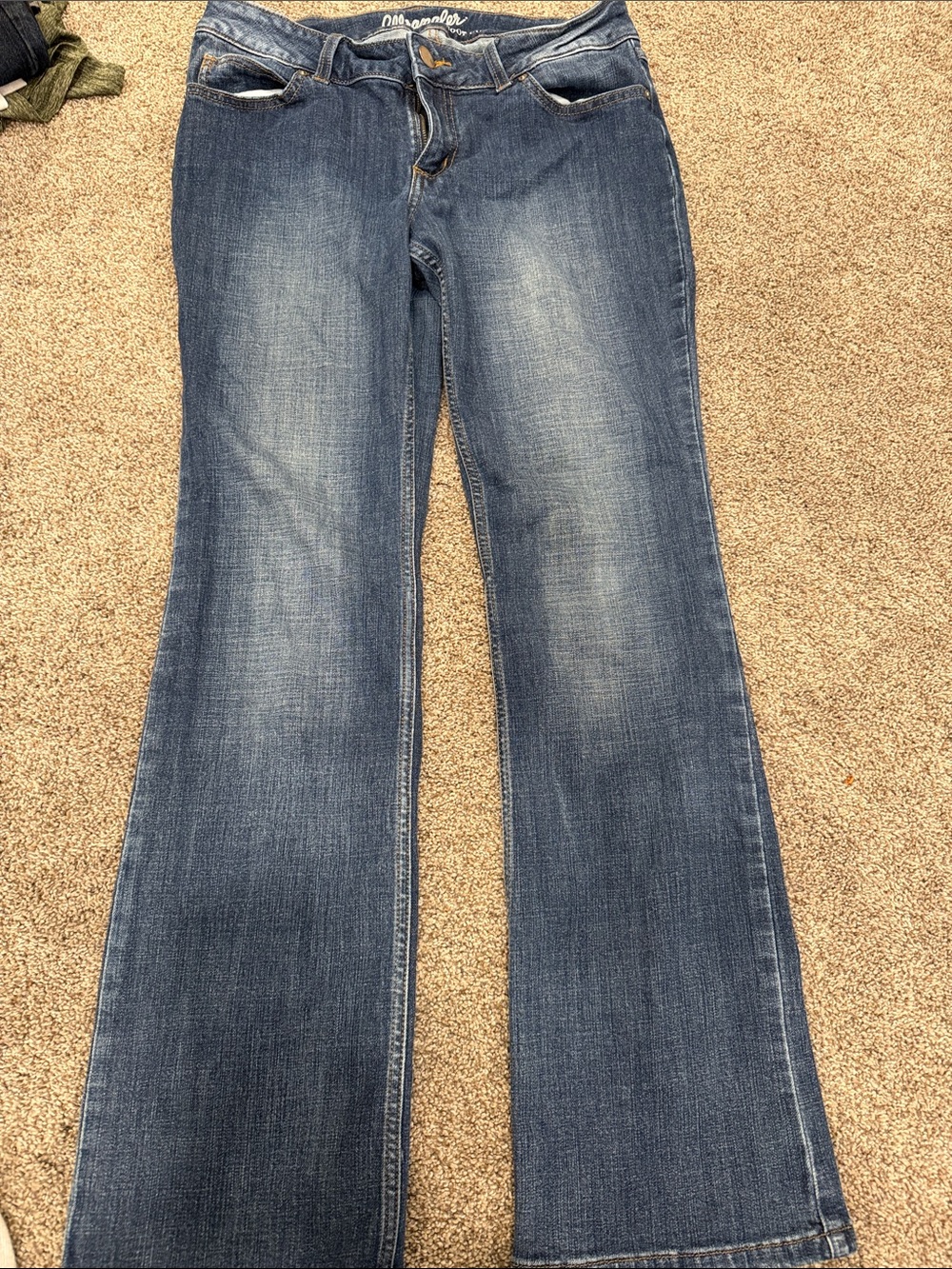 Wrangler Women's Dark Blue Flare Jeans
